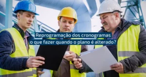 reprogramação de cronograma de manutenção